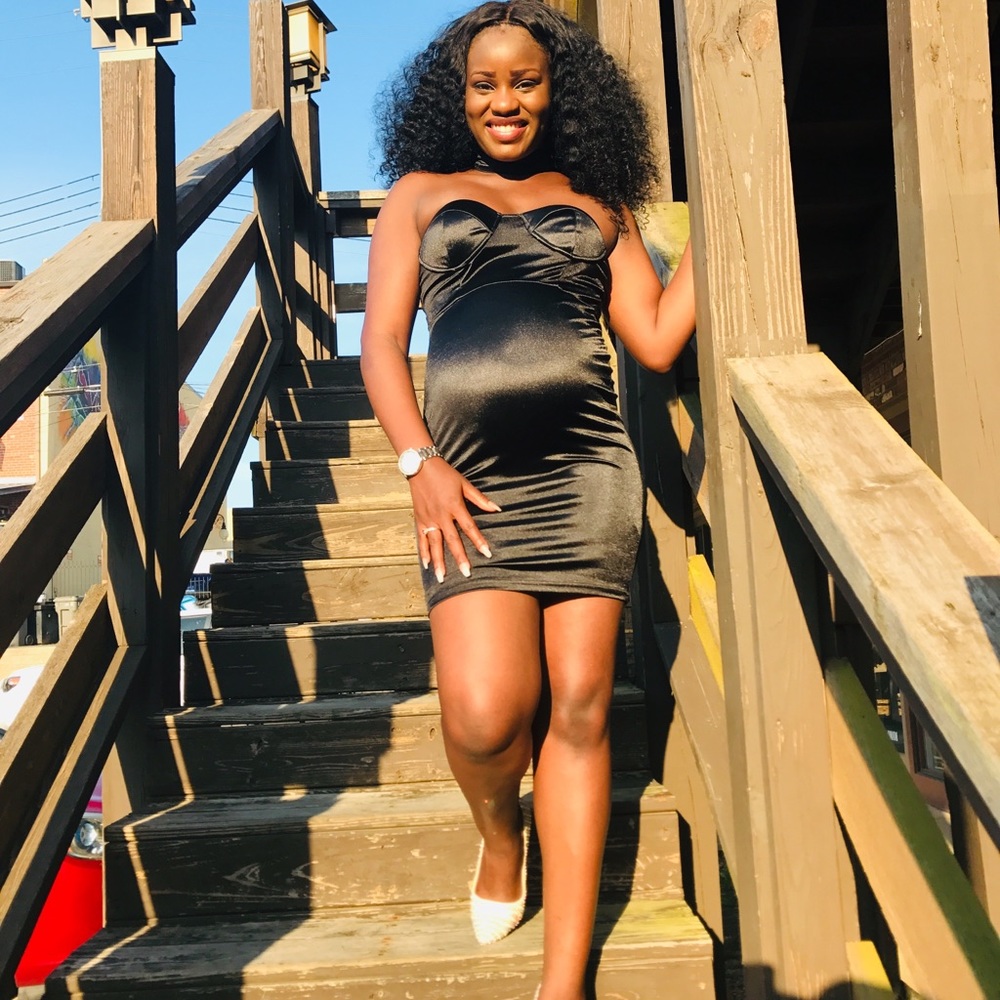 Black Choker Dress